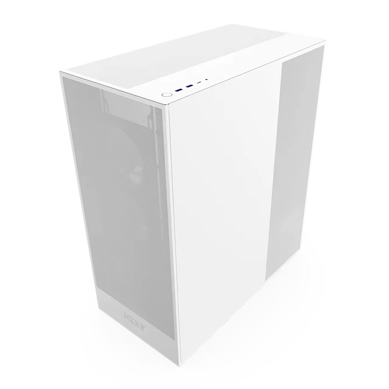Gabinete Gamer NZXT H7 Flow, RGB, Mid-Tower, Lateral de Vidro, Com 3 Fans, Branco, CM-H72FW-R1 - miniatura 3