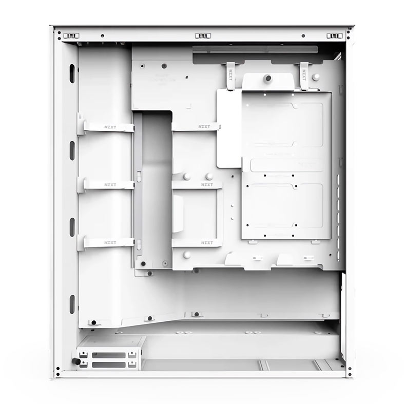Gabinete Gamer NZXT H7 Flow, RGB, Mid-Tower, Lateral de Vidro, Com 3 Fans, Branco, CM-H72FW-R1 - miniatura 5