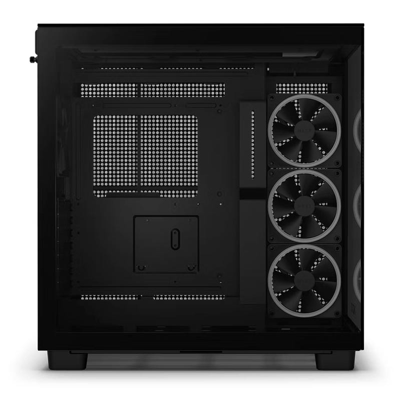 Gabinete Gamer NZXT H9 Elite, RGB, Mid-Tower, Lateral de Vidro, Com 4 Fans, Preto, CM-H91EB-01 - miniatura 4