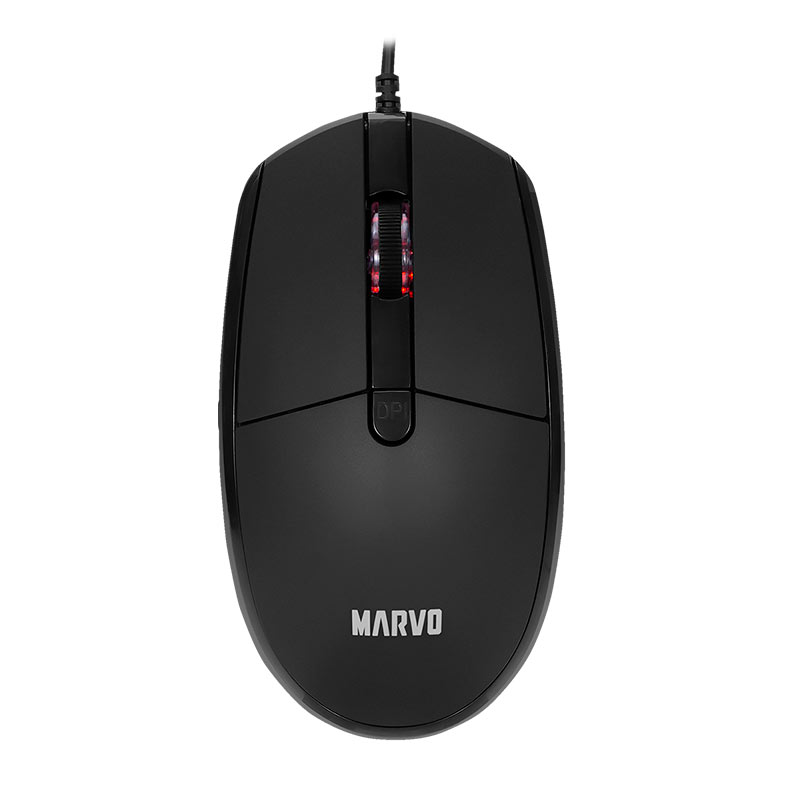 Kit Teclado e Mouse Marvo CM009, ABNT2, 1200DPI, USB, Preto, CM009-PT - miniatura 3