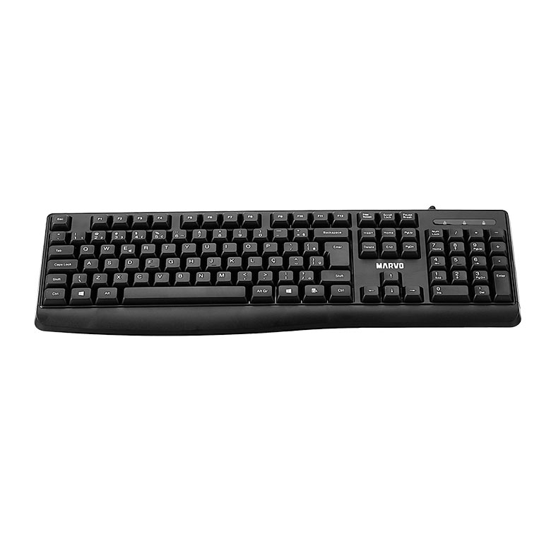 Kit Teclado e Mouse Marvo CM009, ABNT2, 1200DPI, USB, Preto, CM009-PT - miniatura 6