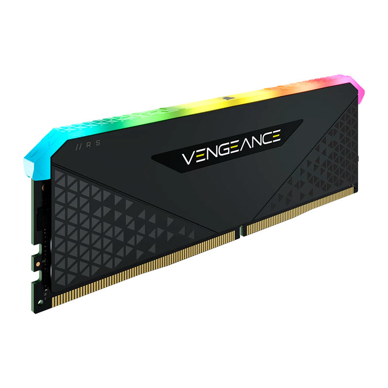 Memoria Corsair Vengeance RGB RS, 8GB (1x8GB), DDR4, 3200MHz, C16, Preta, CMG8GX4M1E3200C16 - miniatura 3