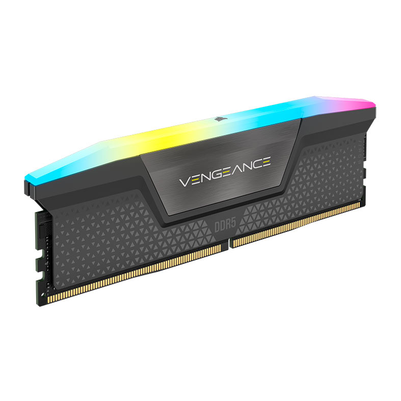 Memoria Corsair Vengeance, RGB, 16GB (2x8GB), DDR5, 5600MHz, CL40, Cinza, CMH16GX5M2B5600Z40 - miniatura 3