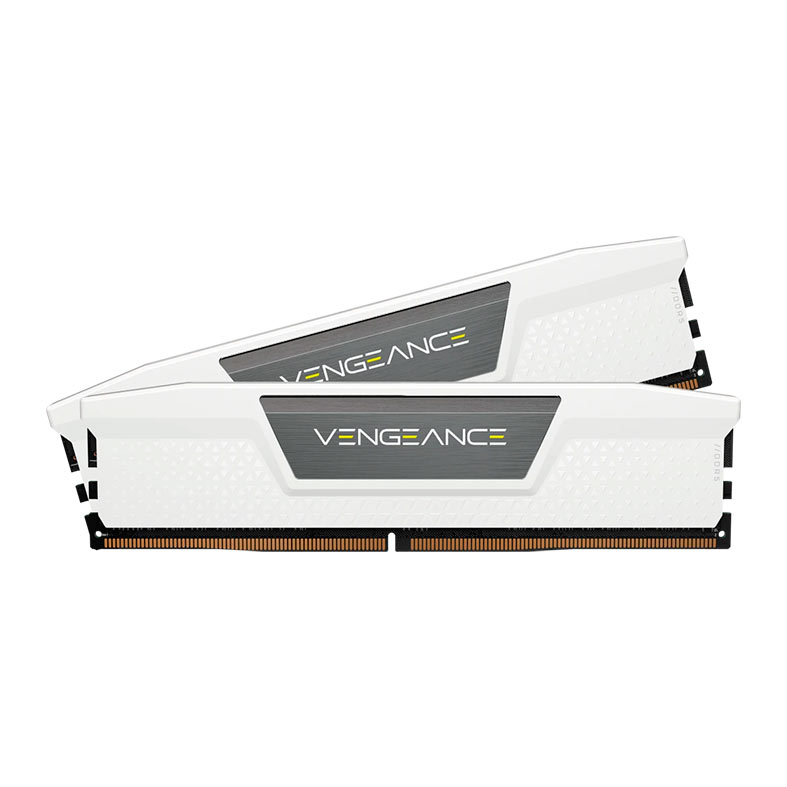 Memoria Corsair Vengeance DDR5, 32GB (2x16GB), 5200MHz, C40, Branca, CMK32GX5M2B5200C40W - imagem 1