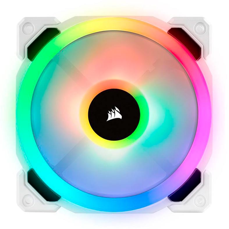 Ventoinha Corsair LL120 RGB Branca 2018, 120mm, CO-9050091-WW - imagem 1