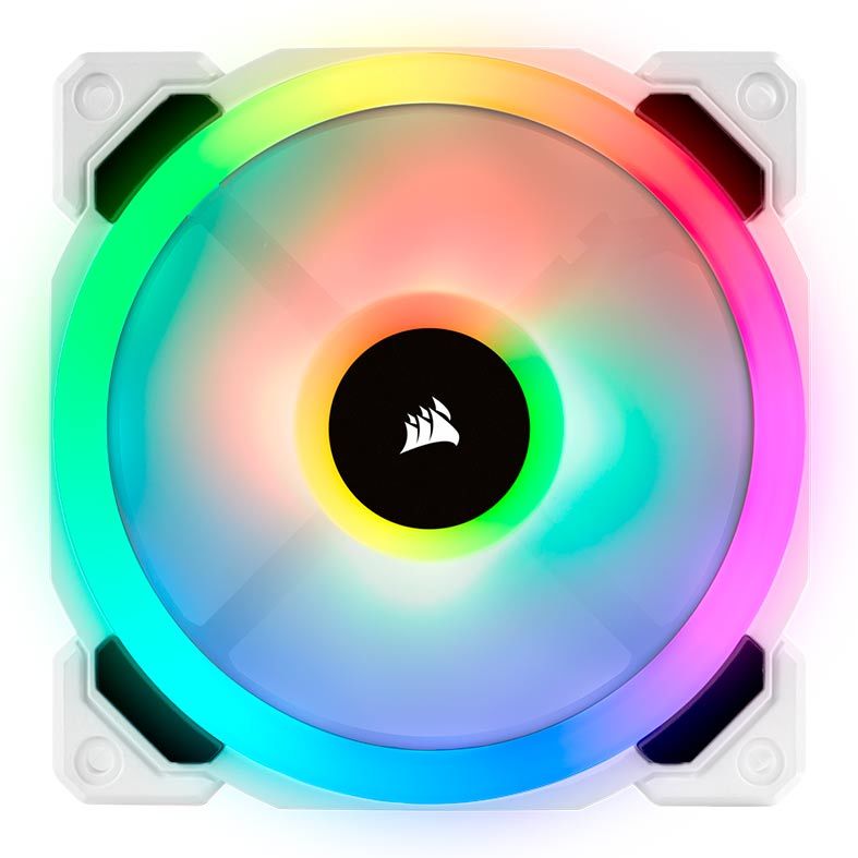 Kit Ventoinhas Corsair LL120 RGB Branca 3x120mm 2018, CO-9050092-WW - miniatura 4