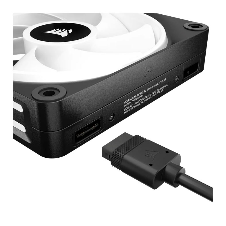 Ventoinha Corsair Icue Link QX120, RGB, 120mm, Preto, CO-9051001-WW - miniatura 9