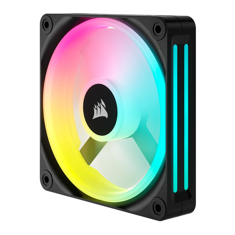 Ventoinha Corsair Icue Link QX120, RGB, 120mm, Preto, CO-9051001-WW - miniatura 3
