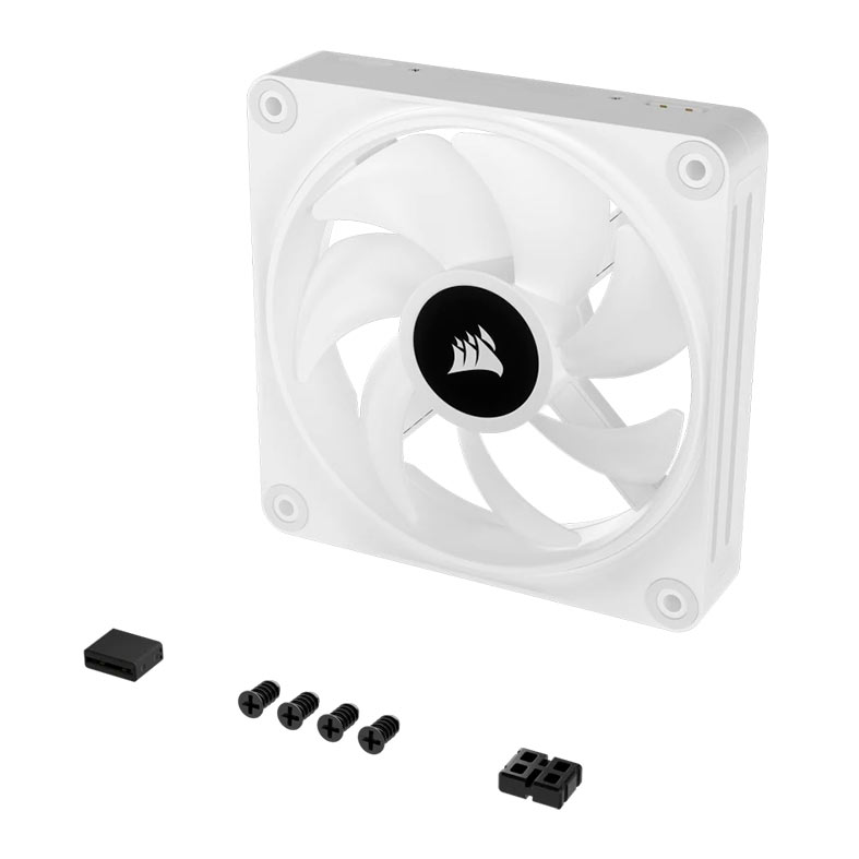 Ventoinha Corsair Icue Link QX120 PWM, RGB, 120mm, Branco, CO-9051005-WW - miniatura 6