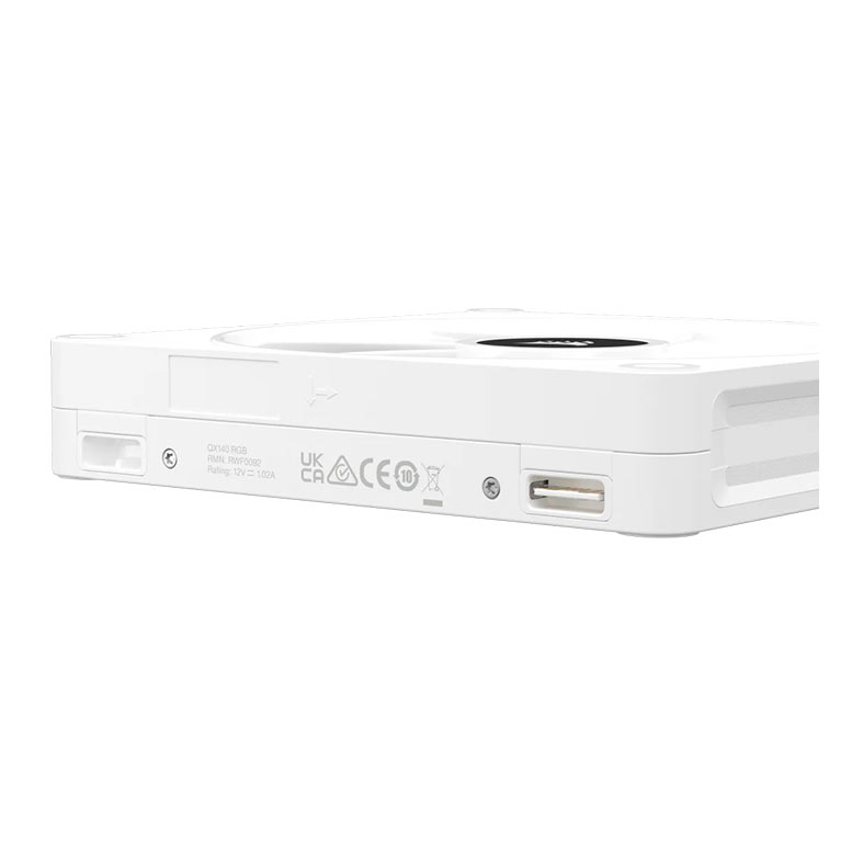 Ventoinha Corsair Icue Link QX140 PWM, RGB, 140mm, Branco, CO-9051007-WW - miniatura 9