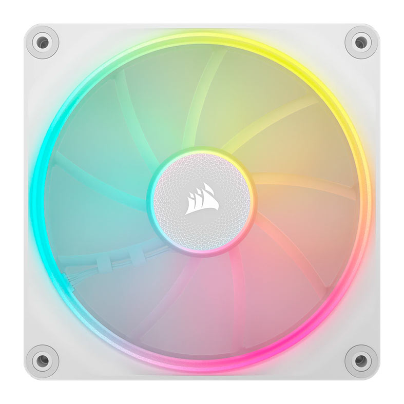 Kit Ventoinhas Corsair Icue Link LX140, RGB, 2x140mm, Branco, CO-9051032-WW - miniatura 3