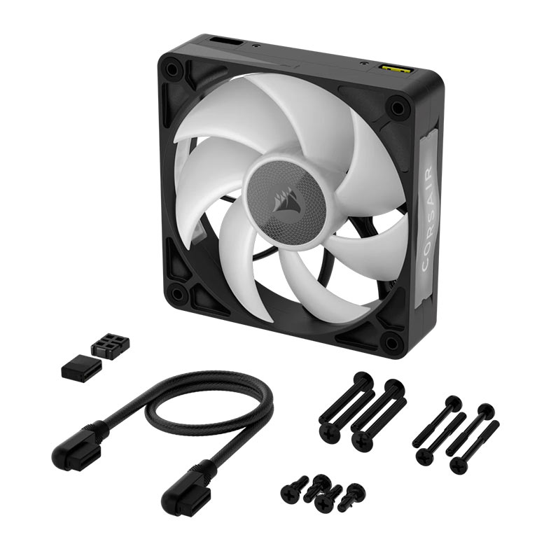 Ventoinha Corsair Icue Link RX120 Max, RGB, 120mm, Preto, CO-9051033-WW - miniatura 4