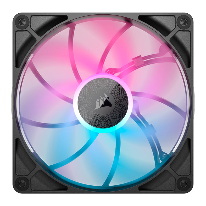 Kit Ventoinhas Corsair Icue Link RX140 Max, RGB, 2x140mm, Preto, CO-9051036-WW - miniatura 3