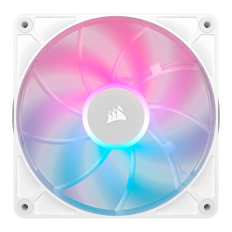 Kit Ventoinhas Corsair Icue Link RX140 Max, RGB, 2x140mm, Branco, CO-9051040-WW - miniatura 3