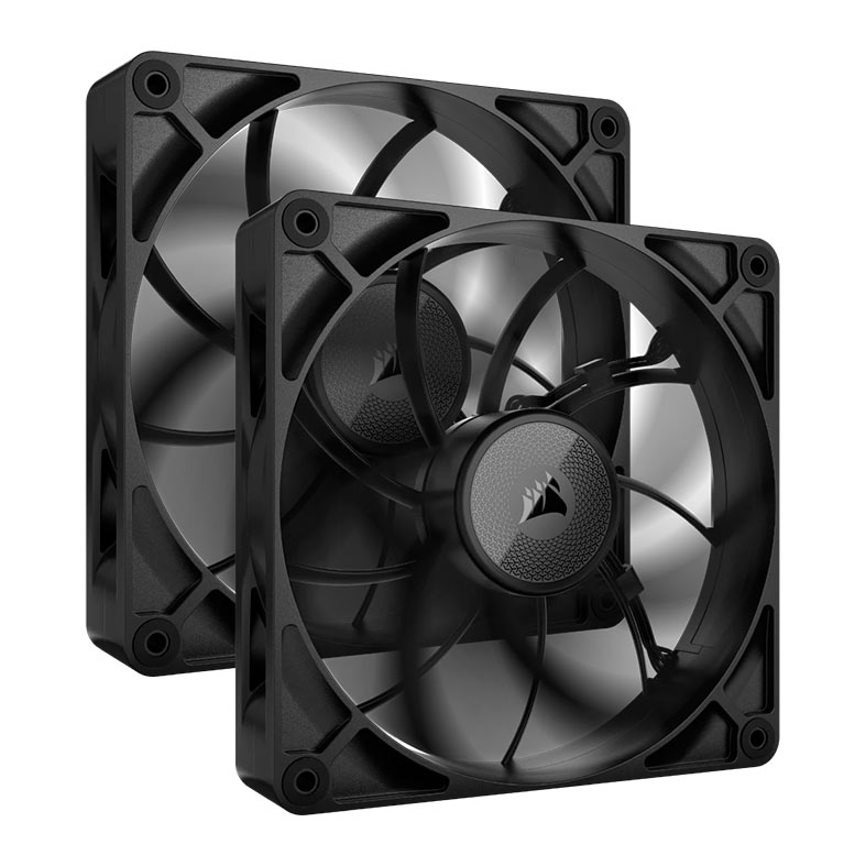 Kit Ventoinhas Corsair Icue Link RX140 Max, 2x140mm, Preto, CO-9051044-WW - imagem 1
