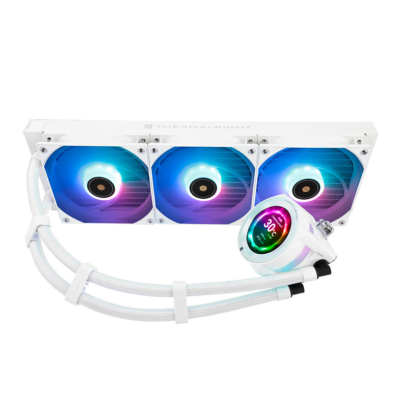 Water Cooler Thermalright Core Vision 360, ARGB, 360mm, Branco, TR-CV-360-WH-ARGB - miniatura 3