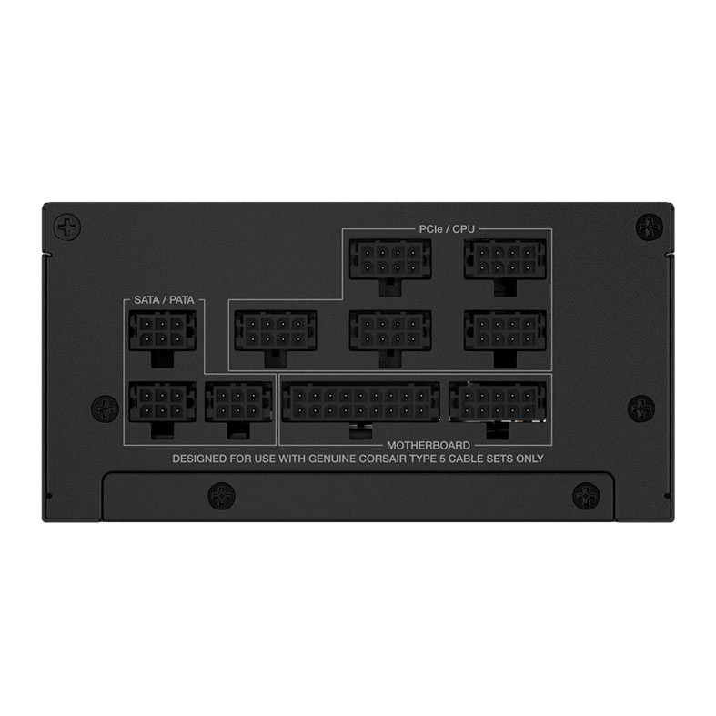 PRE VENDA - Fonte Corsair SF850, 850W, Full-Modular, ATX 3.1, PCIe 5.1, Cybenetics Platinum, Preto, CP-9020256-WW - miniatura 5
