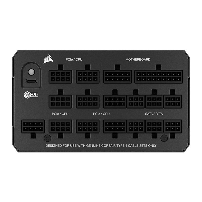 PRE VENDA - Fonte Corsair HX1200i, 1200W, Full-Modular, ATX 3.1 PCIe 5.1, Cybenetics Platinum, Preto, CP-9020307-BR - miniatura 4