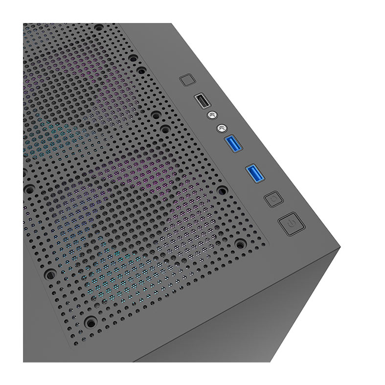 Gabinete Gamer Aigo DarkFlash DLX 22 Neo Preto, CP-CASE-DLX22-NEO-BK - miniatura 7