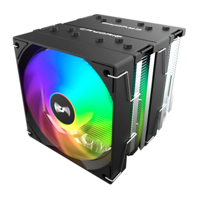 Cooler Para Processador Cryorig CR6S, ARGB, 120mm, Preto, CR6S-BK - miniatura 4