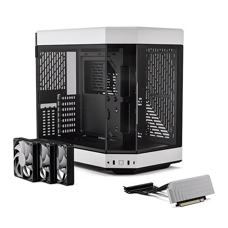 Gabinete Gamer Hyte Y60, Mid-Tower, Lateral de Vidro, Preto e Branco, CS-HYTE-Y60-BW - miniatura 9