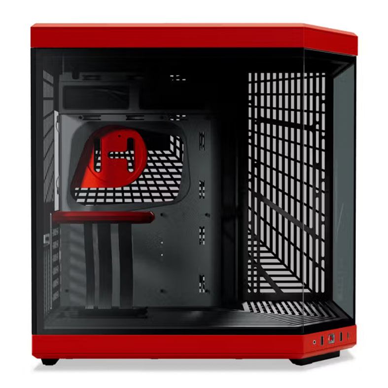 Gabinete Gamer Hyte Y70, Mid Tower, Lateral de Vidro, Preto e Vermelho, CS-HYTE-Y70-BR - miniatura 5