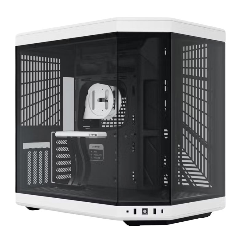 Gabinete Gamer Hyte Y70, Mid Tower, Lateral de Vidro, Preto e Branco, CS-HYTE-Y70-BW - imagem 1