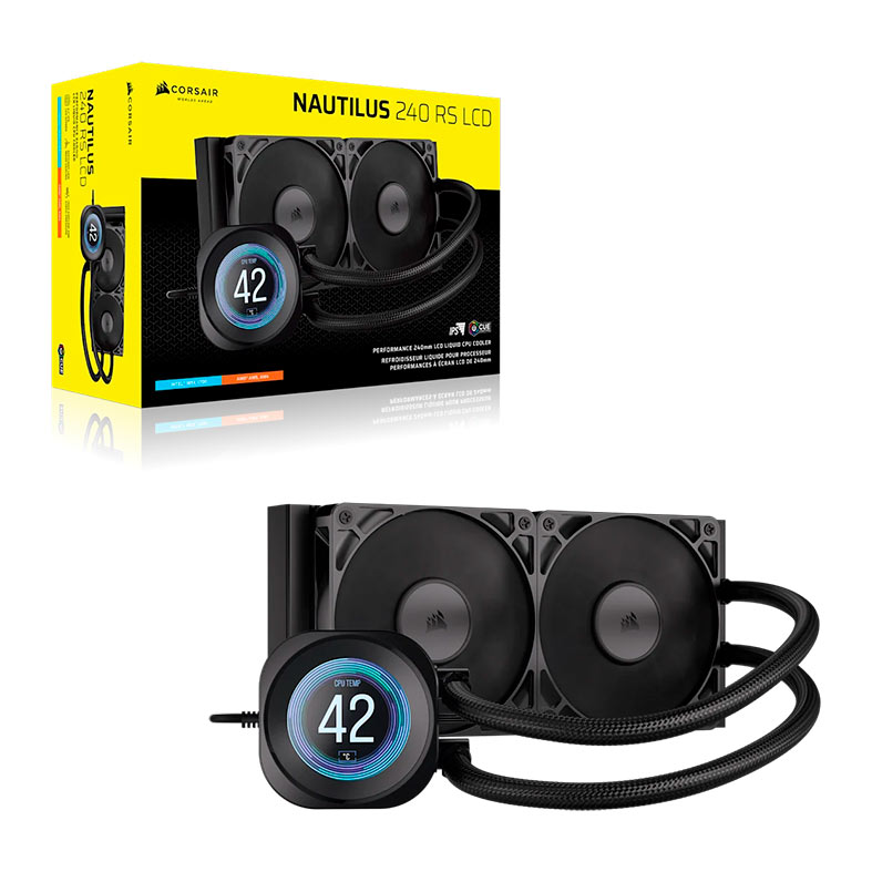 Water Cooler Corsair Nautilus 240, 240mm, Preto, CW-9061031-WW - miniatura 3