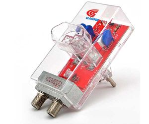 Protetor Elétrico Clamper Energia + Cabo Bivolt 10A e Entrada e Saída para Cabo Coaxial, 008530 Protetor Elétrico Clamper Energia + Cabo Bivolt 10A e Entrada e Saída para Cabo Coaxial, 008530