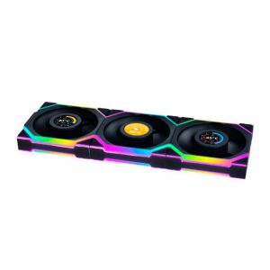 Kit Ventoinhas Lian Li Uni Fan SL Wireless Reverse, ARGB, 3x120mm, Preto, 12RSLLCD1W3B-BLACK Kit Ventoinhas Lian Li Uni Fan SL Wireless Reverse, ARGB, 3x120mm, Preto, 12RSLLCD1W3B-BLACK