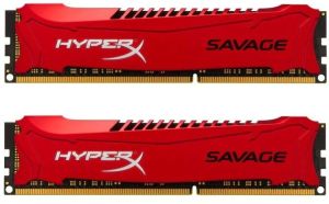Memoria Kingston HyperX Savage 8GB (2x4) 2133MHz Vermelha