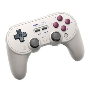 Controle 8BitDo Pro 2G Classic Hall Edition, Bluetooth, Cinza, 80GK02 Controle 8BitDo Pro 2G Classic Hall Edition, Bluetooth, Cinza, 80GK02