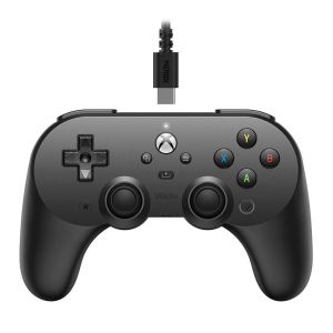 Controle 8BitDo Pro 2 Hall Edition, Tipo-C, Preto, 82BB02E Controle 8BitDo Pro 2 Hall Edition, Tipo-C, Preto, 82BB02E