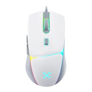 Mouse Gamer Fortrek Crusader, RGB, 12800DPI, 6 Botoes, Branco, 83910 Mouse Gamer Fortrek Crusader, RGB, 12800DPI, 6 Botoes, Branco, 83910