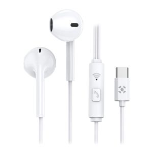Fone de Ouvido Fortrek EB210, Tipo-C, Branco, 85974 Fone de Ouvido Fortrek EB210, Tipo-C, Branco, 85974