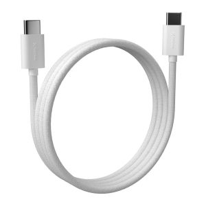 Cabo USB-C para USB-C Fortrek U222, 2 Metros, Branco, 85987 Cabo USB-C para USB-C Fortrek U222, 2 Metros, Branco, 85987