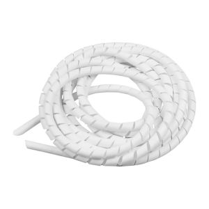Organizador de Cabos MD9, 1/2, 1m, Branco, 9551 Organizador de Cabos MD9, 1/2, 1m, Branco, 9551