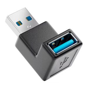 Adaptador MD9, USB M x USB F, 90 Graus Fixo, 3.0, 9779 Adaptador MD9, USB M x USB F, 90 Graus Fixo, 3.0, 9779