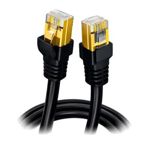 Cabo de Rede MD9, Cat8, 2m, Preto, 9858 Cabo de Rede MD9, Cat8, 2m, Preto, 9858