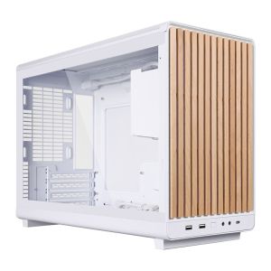 Gabinete Gamer Lian Li A3 Micro Wood Edition, Mini-Tower, Lateral de Vidro, Branco, A3-MATX-WDG Gabinete Gamer Lian Li A3 Micro Wood Edition, Mini-Tower, Lateral de Vidro, Branco, A3-MATX-WDG