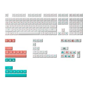 Conjunto de Teclas Akko JDA Profile, PBT Dye Subbed, Akafuji, AKKO-KEYCAP-AKAFUJI Conjunto de Teclas Akko JDA Profile, PBT Dye Subbed, Akafuji, AKKO-KEYCAP-AKAFUJI