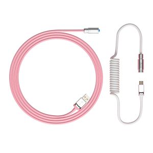 Cabo Para Teclado Akko, USB-A/USB-C, 1.5m, Prunus Lannesiana, AKKO-PRUNUS Cabo Para Teclado Akko, USB-A/USB-C, 1.5m, Prunus Lannesiana, AKKO-PRUNUS