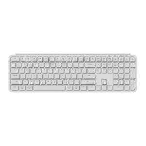 Teclado Keychron B6 Pro Ultra Slim, Wireless, Branco, B6P-K8 Teclado Keychron B6 Pro Ultra Slim, Wireless, Branco, B6P-K8