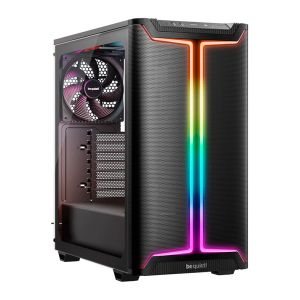 Gabinete Gamer Be Quiet! Pure Base 501 DX, ARGB, Mid-Tower, Lateral de Vidro, Com 3 Fans, Preto, BGW76 Gabinete Gamer Be Quiet! Pure Base 501 DX, ARGB, Mid-Tower, Lateral de Vidro, Com 3 Fans, Preto, BGW76