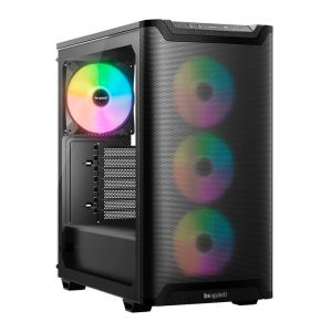 Gabinete Gamer Be Quiet! Pure Base 501 LX, ARGB, Mid-Tower, Lateral de Vidro, Com 4 Fans, Preto, BGW78 Gabinete Gamer Be Quiet! Pure Base 501 LX, ARGB, Mid-Tower, Lateral de Vidro, Com 4 Fans, Preto, BGW78