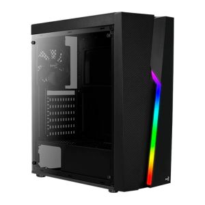 Gabinete Gamer AeroCool Bolt RGB Lateral Acrilico Preto, BOLT-A-BK-V1 Gabinete Gamer AeroCool Bolt RGB Lateral Acrilico Preto, BOLT-A-BK-V1