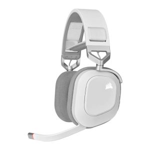 Headset Gamer Corsair HS80 Premium, RGB, Surround, Dolby Atmos, Wireless, Drivers 50mm, Branco, CA-9011236-NA Headset Gamer Corsair HS80 Premium, RGB, Surround, Dolby Atmos, Wireless, Drivers 50mm, Branco, CA-9011236-NA