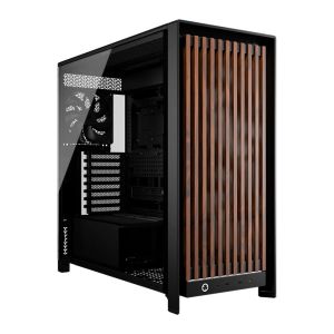 Gabinete Corsair Frame 5000D Wood RS, Mid Tower, Lateral de Vidro, Com 3 Fans, Preto, CC-9011353-WW Gabinete Corsair Frame 5000D Wood RS, Mid Tower, Lateral de Vidro, Com 3 Fans, Preto, CC-9011353-WW