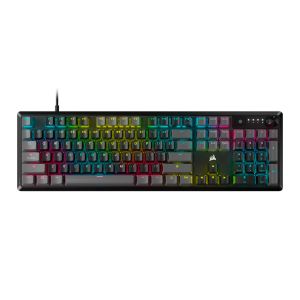 Teclado Mecanico Gamer Corsair K70 Core, RGB, Switch MLX Vermelho, Cinza Carbono, CH-9109B1E-NA Teclado Mecanico Gamer Corsair K70 Core, RGB, Switch MLX Vermelho, Cinza Carbono, CH-9109B1E-NA