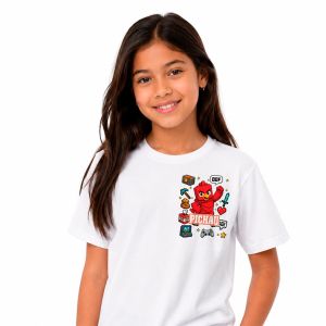 Camiseta Gamer Pichau Kids Craft, CMS-PK-CRAFT Camiseta Gamer Pichau Kids Craft, CMS-PK-CRAFT